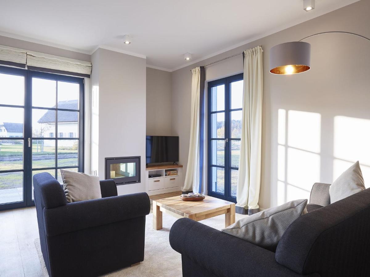 Reetland Am Meer - Premium Reetdachvilla Mit 3 Schlafzimmern, Sauna Und Kamin F07 Dranske Extérieur photo